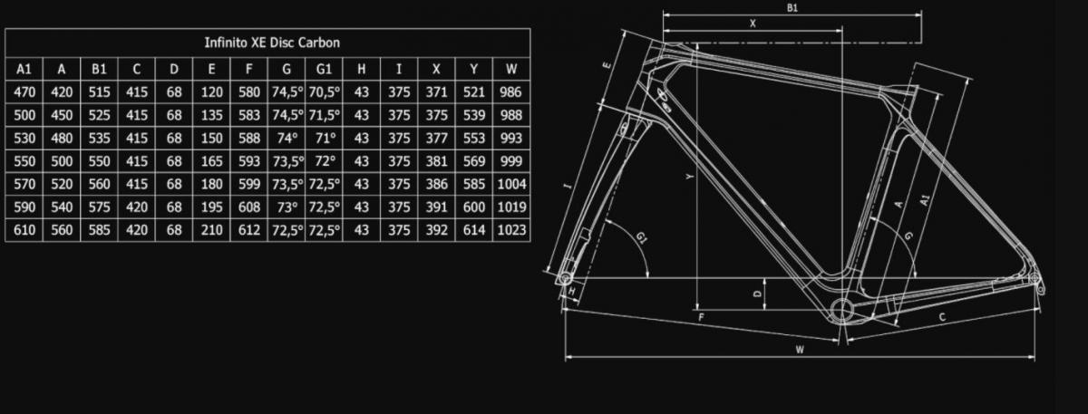 Bianchi Infinito XE Disc Rival eTape ASX čierny