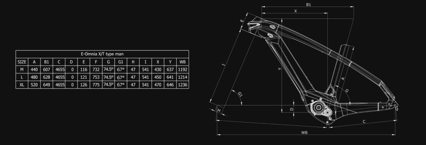 BIANCHI E-OMNIA X TYPE SX Eagle 1x12 BOSCH čiernošedy