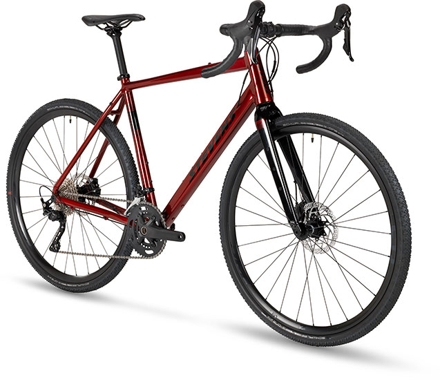 STEVENS GAVERE tmavočervený