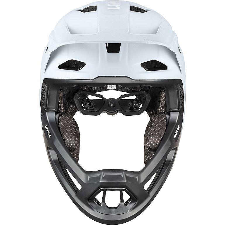 uvex revolt bielo čierna matná