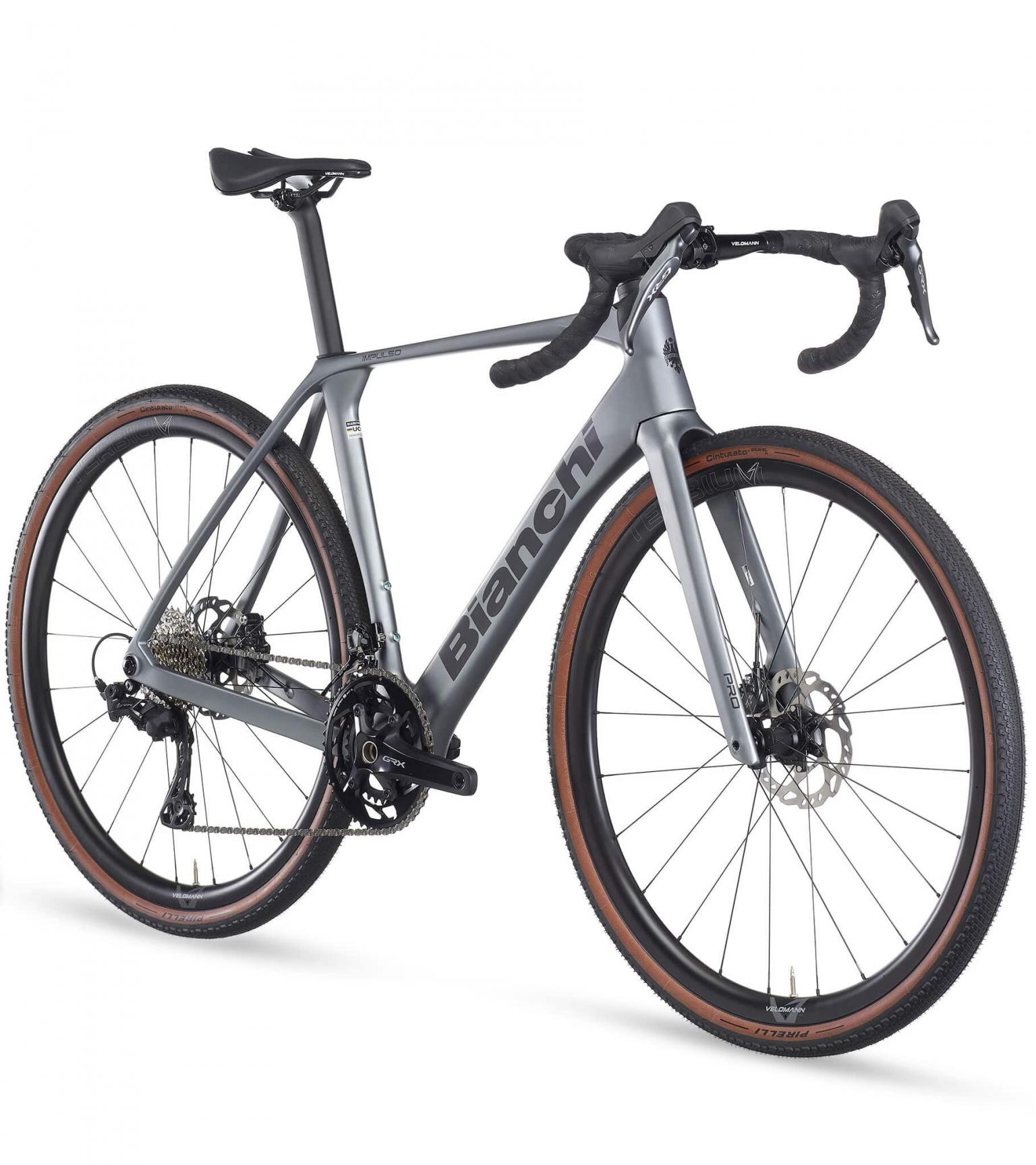 Bianchi Impulso PRO GRX 820 DISC 2X12SP Šedý