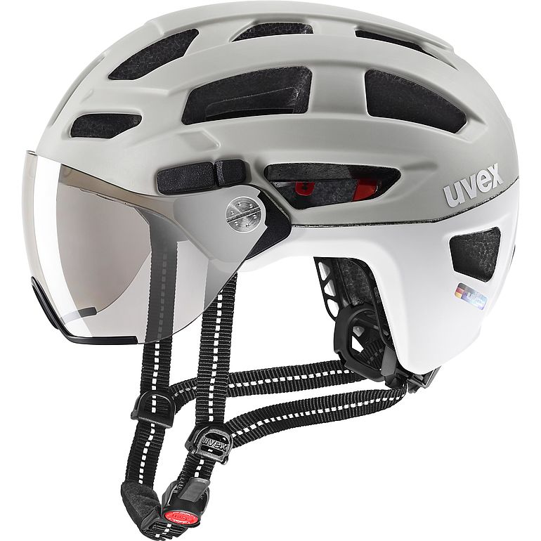 uvex finale visor sand-white mat