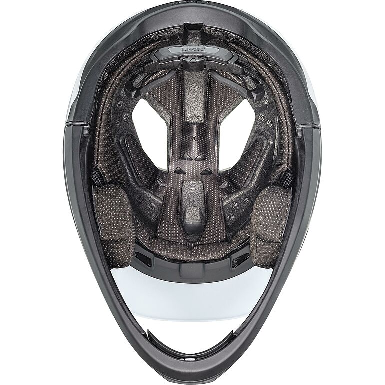 uvex revolt bielo čierna matná