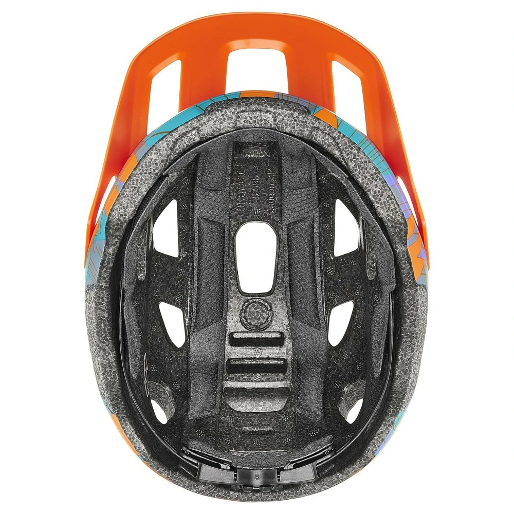 uvex react jr. papaya camo matná