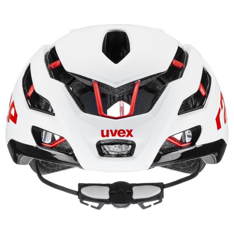 uvex race 9 white red