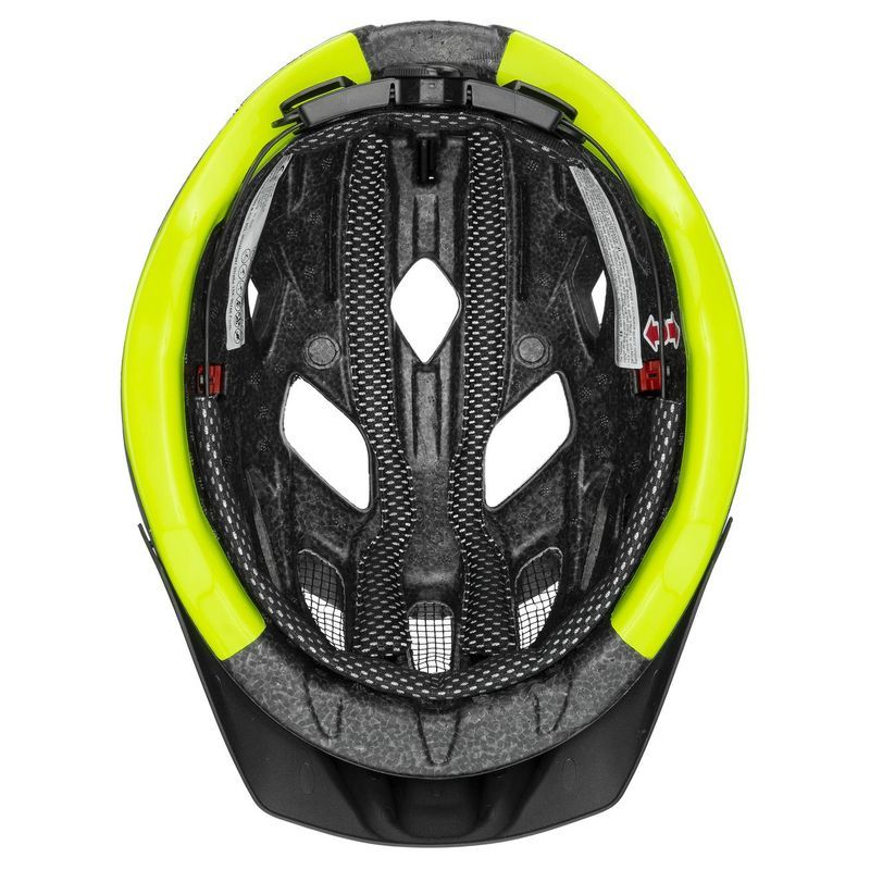 uvex city active anthracite-lime mat