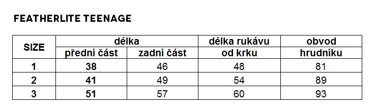 Dětská bunda HAVEN Featherlite TeenAge vel. 2 (6-7 let)
