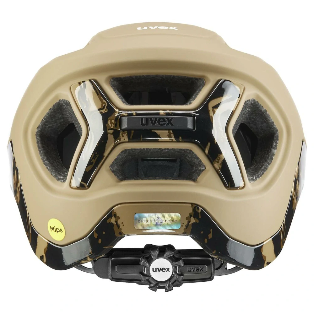 uvex react mips hnedá čierna matná