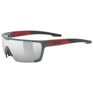 uvex sportstyle 707 grey mat red