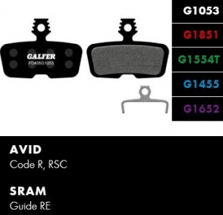 Galfer FD455 - Avid, Sram