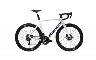 Bianchi Oltre XR4 Disc Red eTap AXS 12sp biely
