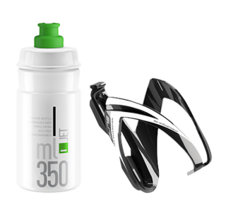 Fľaša detská 0,35l + košík ELITE Kit Ceo detský zelená
