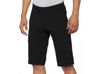 Cyklokraťasy 100% Ridecamp Shorts čierne