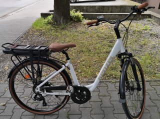 Elektrobicykel mestský 28" Kenzel e-Siluet biely