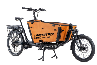 Leader Fox 2024 Cargo e-bike Family One čierny