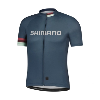 Dres s krátkym rukávom SHIMANO šedý