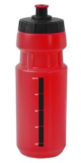 Fľaša POLISPORT Scale 0,8l červená priehľadná