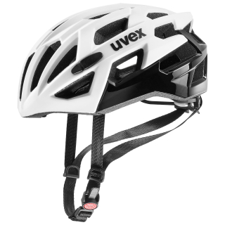 uvex race 7 white black